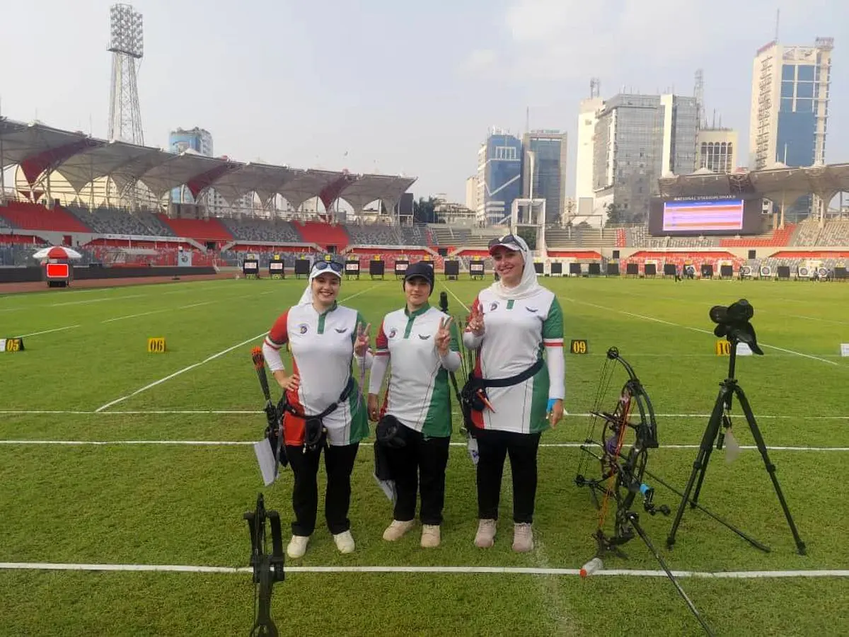 کسب مدال برنز توسط تیم کامپوند بانوان