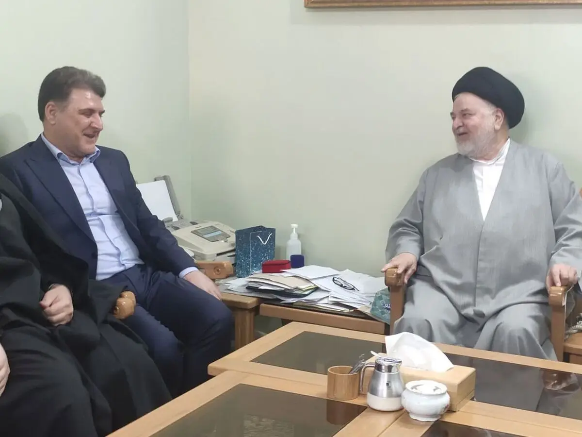 دیدار معاون سیاسی وزیر کشور با  نماینده آیت‌الله سیستانی