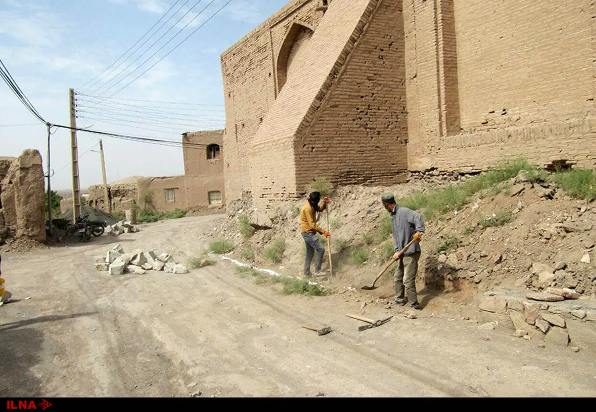 آغاز مرمت کاروانسرای تاریخی عباس آباد میامی