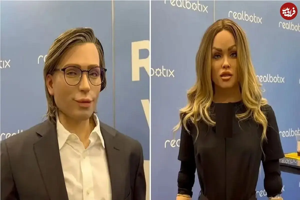 ۲ ساعت مکالمه ۲ ربات انسان‌نما بدون دخالت انسان