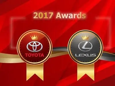 افتخارات برند تویوتا و لکسوس در سال 2017