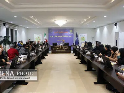 نشست خبری رئیس دانشگاه علوم پزشکی تبریز