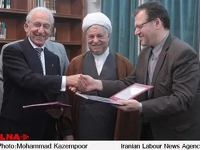 دیدار پروفسور سمیعی با آیت الله هاشمی