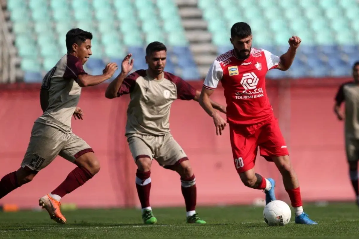 برد پرسپولیس مقابل نیروی زمینی در دیداری دوستانه