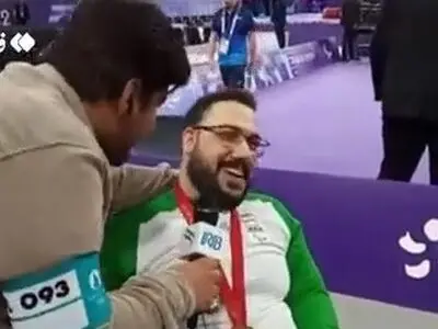 روح‌الله رستمی: مدالم را از ائمه معصومین دارم و آن را به رهبر انقلاب و همۀ مردم ایران تقدیم می‌کنم + فیلم