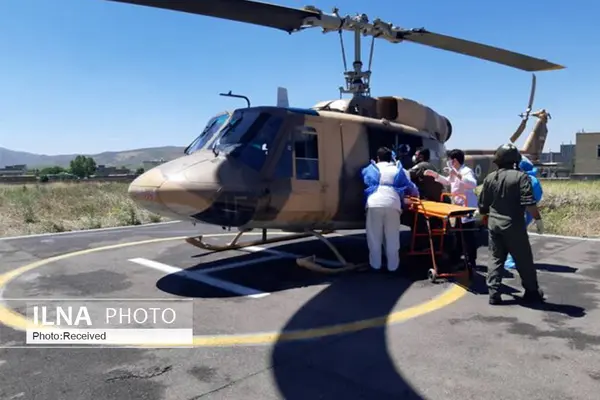 امداد هوایی در الموت شرقی جان پدربزرگ را نجات داد