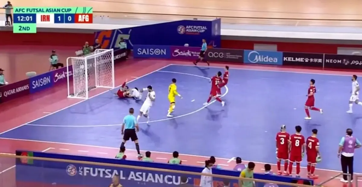 ویدئو: گل دوم ایران به افغانستان