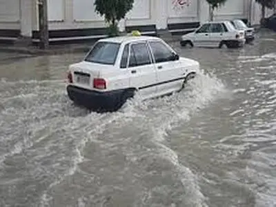 بارش ۹۰ میلیمتر باران در لُمبَدان دیر 