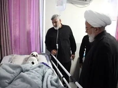 عیادت نماینده ولی‌فقیه در کرمانشاه از مصدومان حادثه رانندگی زائران عتبات عالیات