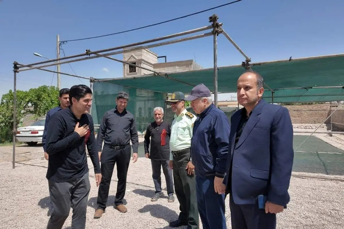 بازدید فرماندار قوچان از محل استقرار موکب‌های خدمت‌رسانی به زائران دهه پایانی صفر