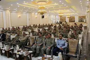 برگزاری آیین اختتامیه همایش معاونین هماهنگ کننده عقیدتی سیاسی‌ها نیروی پدافند هوایی