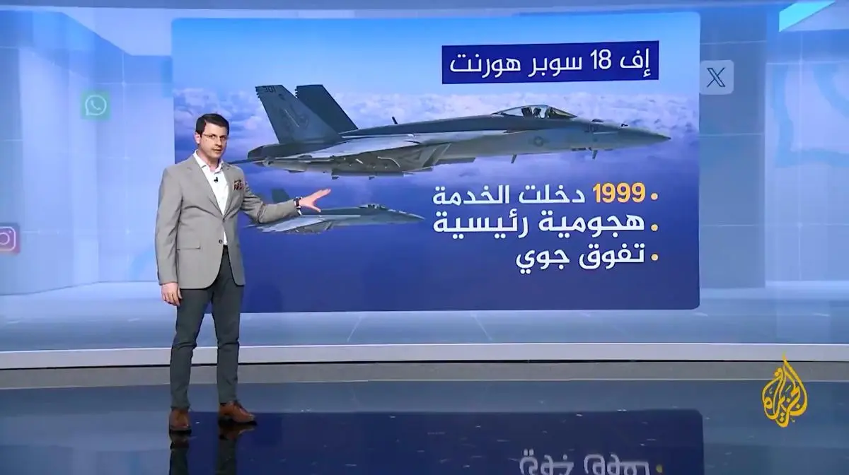 ماجرای سقوط جنگنده F-18 سوپر هورنت، گران‌قیمت‌ترین پرنده ناو ترومن…حادثه یا حمله یمنی‌ها؟ + فیلم