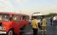 تصادف مینی بوس در آزادراه زنجان - قزوین ۱۵ مصدوم برجا گذاشت