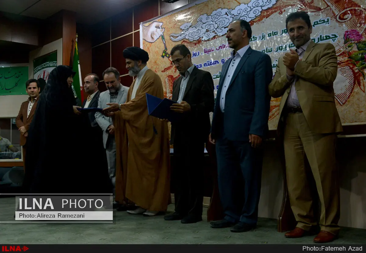 مراسم روز پزشک در بیمارستان تأمین اجتماعی قم برگزار شد