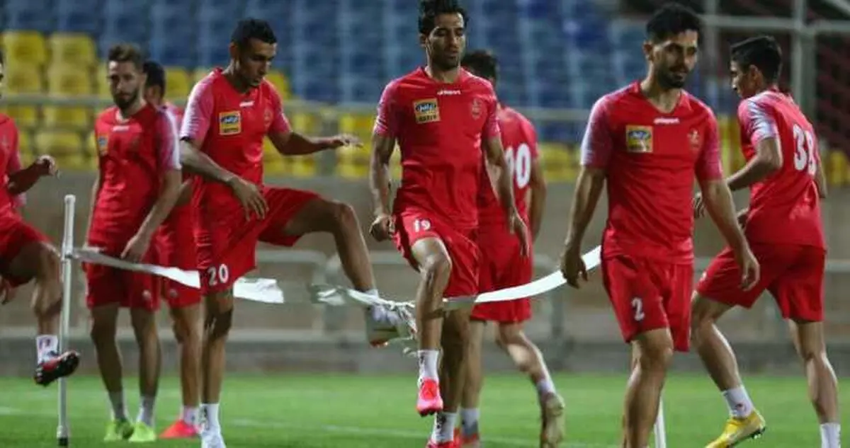 تمرین سبک پرسپولیسی‌ها در شب غیبت بیرانوند