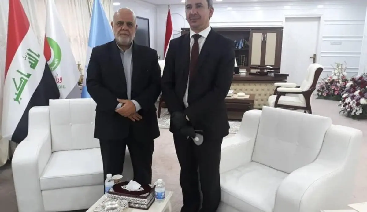 السفیر الإیرانی لدى بغداد یجتمع مع وزیر النفط الجدید