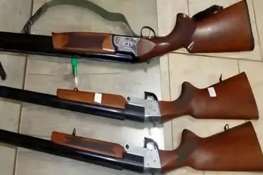 کشف چهار قبضه سلاح شکاری غیر مجاز در زنجان