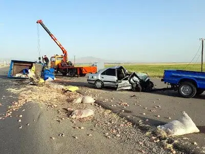 تجاوز به چپ جان راننده پژو را گرفت