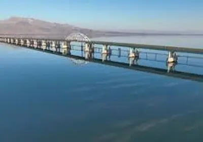 افزایش ۸۷ سانتی متری تراز دریاچه ارومیه