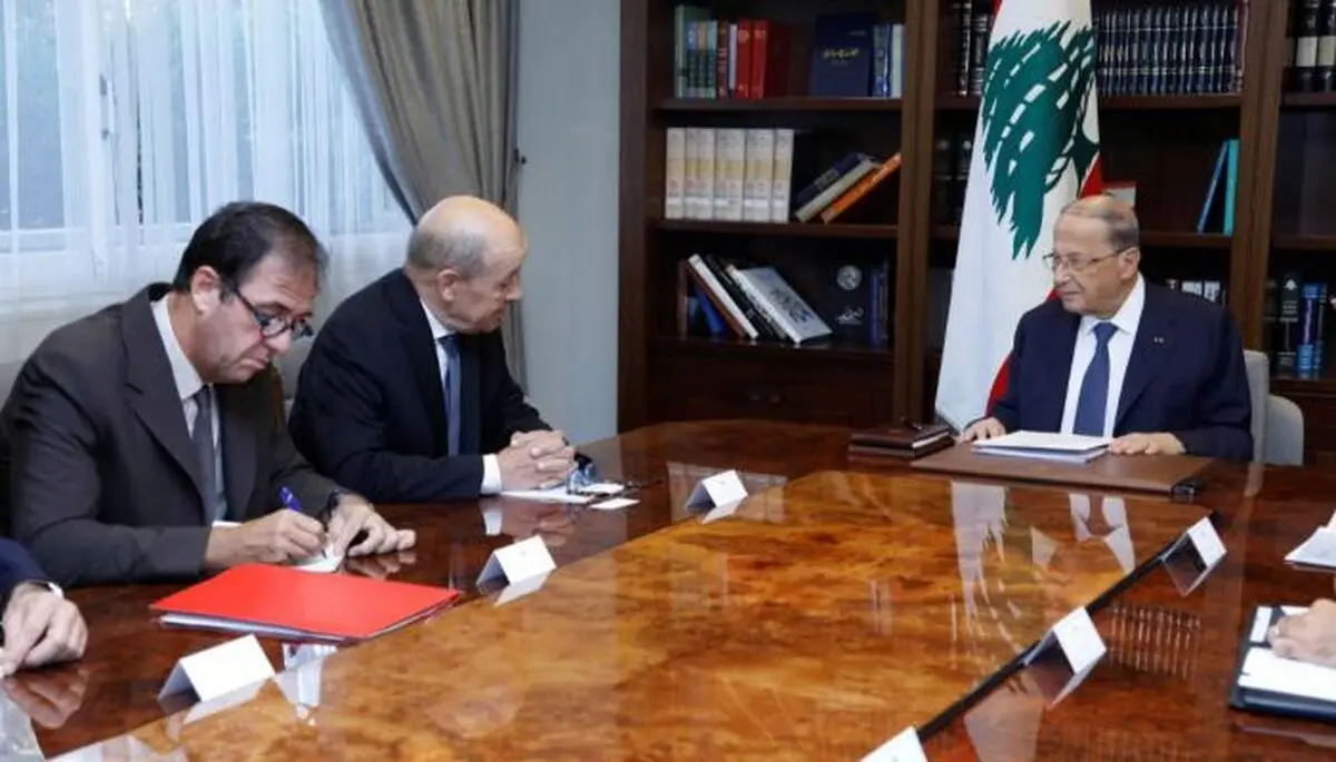 وزیر خارجه فرانسه وارد بیروت شد