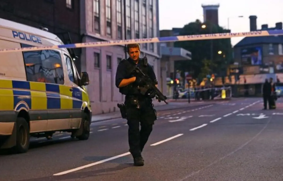 Van rams worshippers leaving London mosque