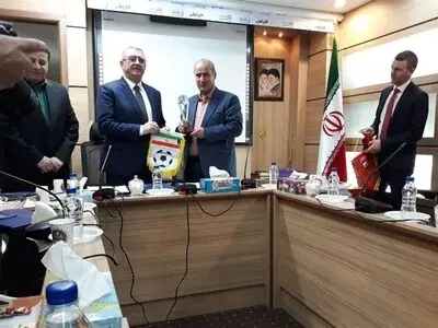 امضای تفاهم‌نامه میان فدراسیون فوتبال ایران و آلبانی + عکس
