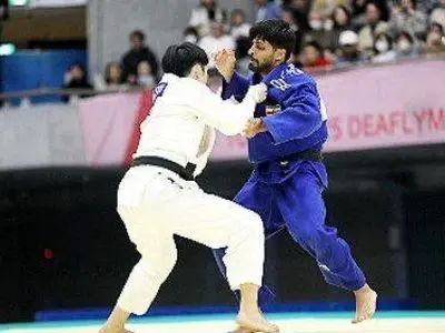 امیرمحمد دفتری در جایگاه پنجم مسابقات جودو ایستاد 