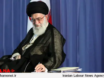 پیام مقام معظم رهبری در پی تدفین دو شهید غواص در حوزه هنری+متن پیام