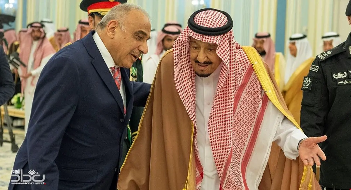 تحولات منطقه و بازار نفت، محور گفتوگوی عبدالمهدی با پادشاه عربستان