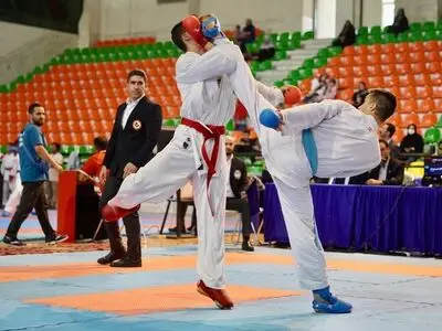 مقام آوران روز سوم مرحله سوم لیگ‌ کاراته وان ایران مشخص شدند