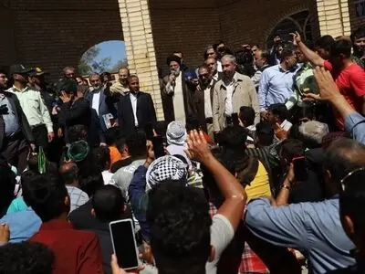 دیدار رئیس جمهور با کارگران هفت تپه