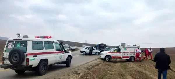 ۲ حادثه با ۱۲ مصدوم در گلستان ۲ حادثه با ۱۲ مصدوم در گلستان