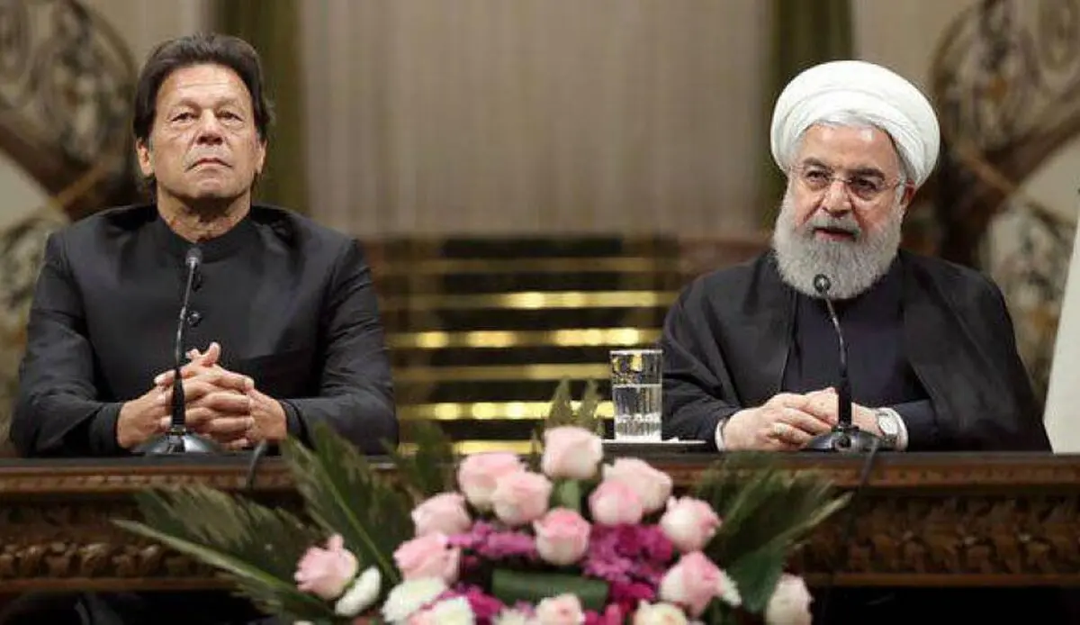 
الرئیس روحانی یستقبل عمران خان 