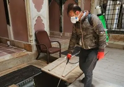 آفت‌زدایی مجموعه جهانی شیخ صفی‌الدین اردبیلی در راستای حفاظت از میراث‌فرهنگی