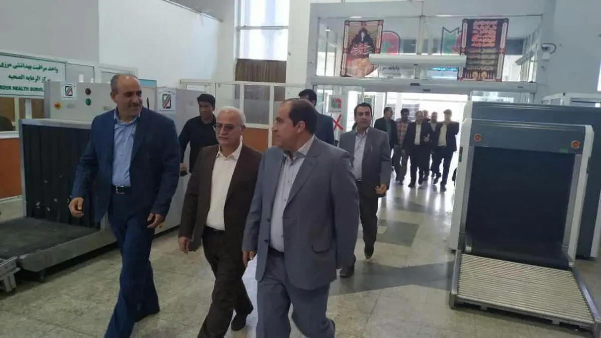 بازدید معاون استانداری گیلان از پایانه مرزی مهران
