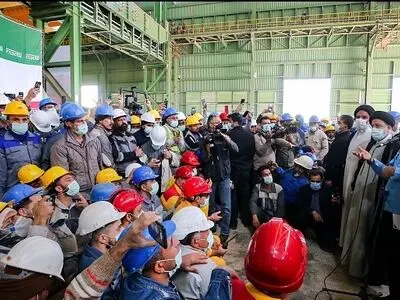 شرکت فولاد جهان آرا اروند، اولین بازدید رئیس جمهور در سفر به خوزستان