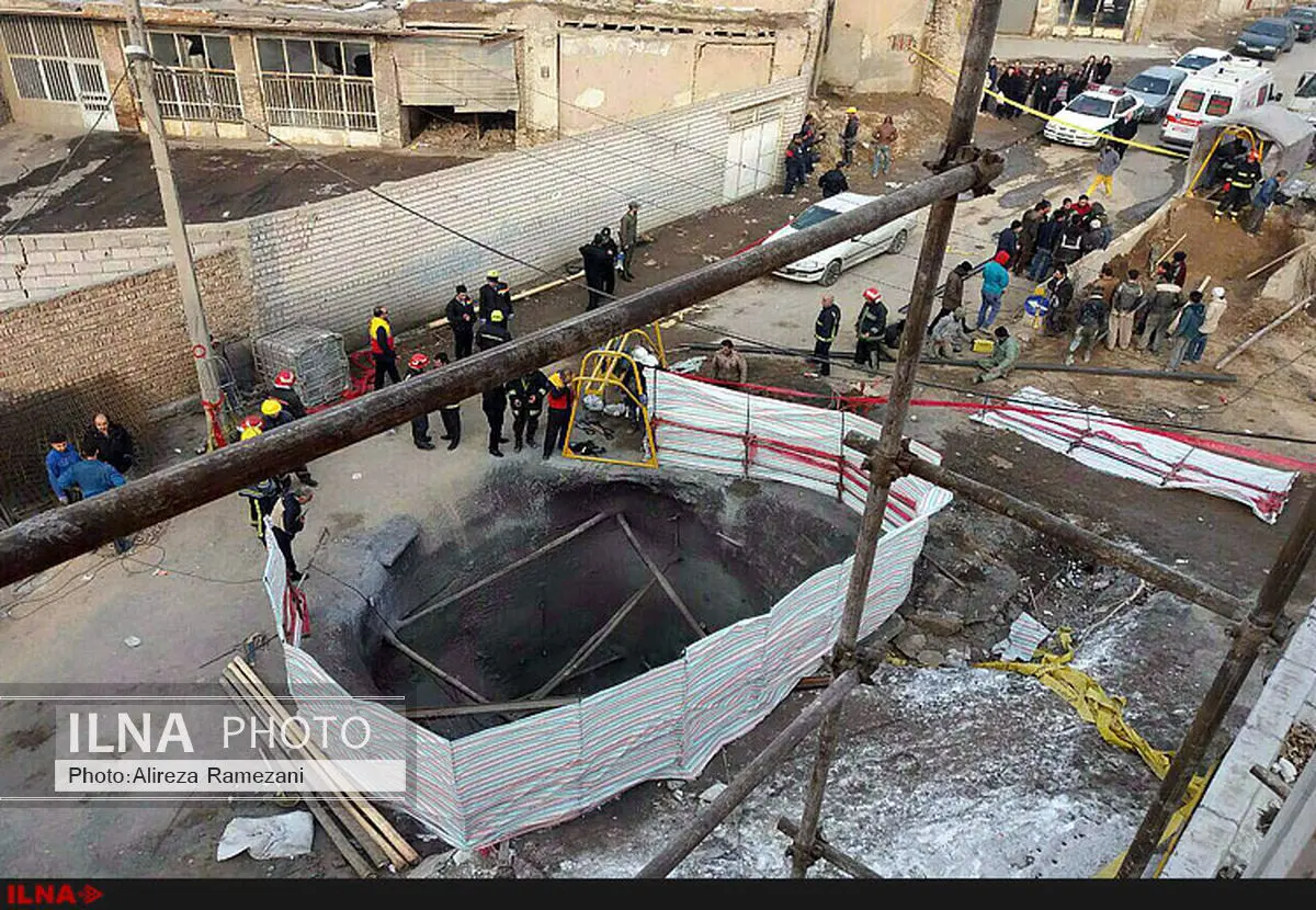 مرگ سه کارگر در اثر ریزش تونل در تبریز