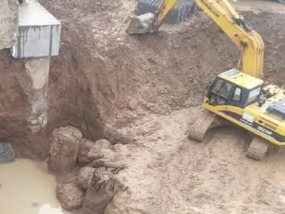 کشته و زخمی شدن دو کارگر در پروژه ساخت پل اسالم تالش