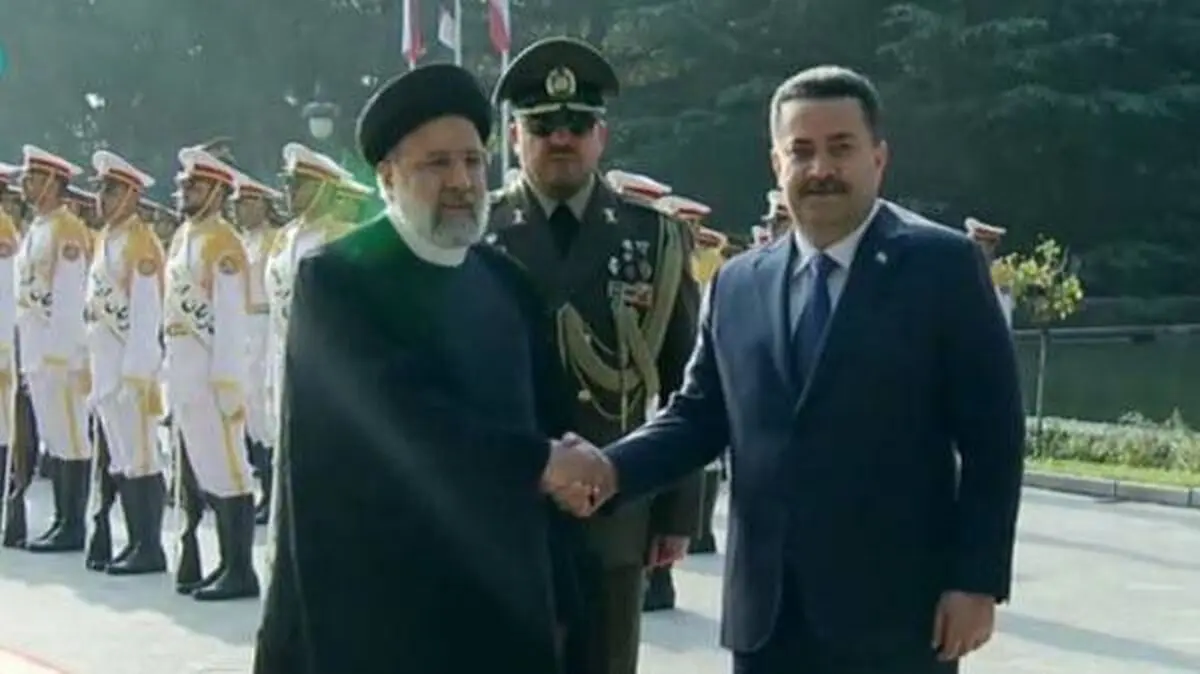 رئیسي یستقبل رسمیا رئیس الوزراء العراقي في طهران