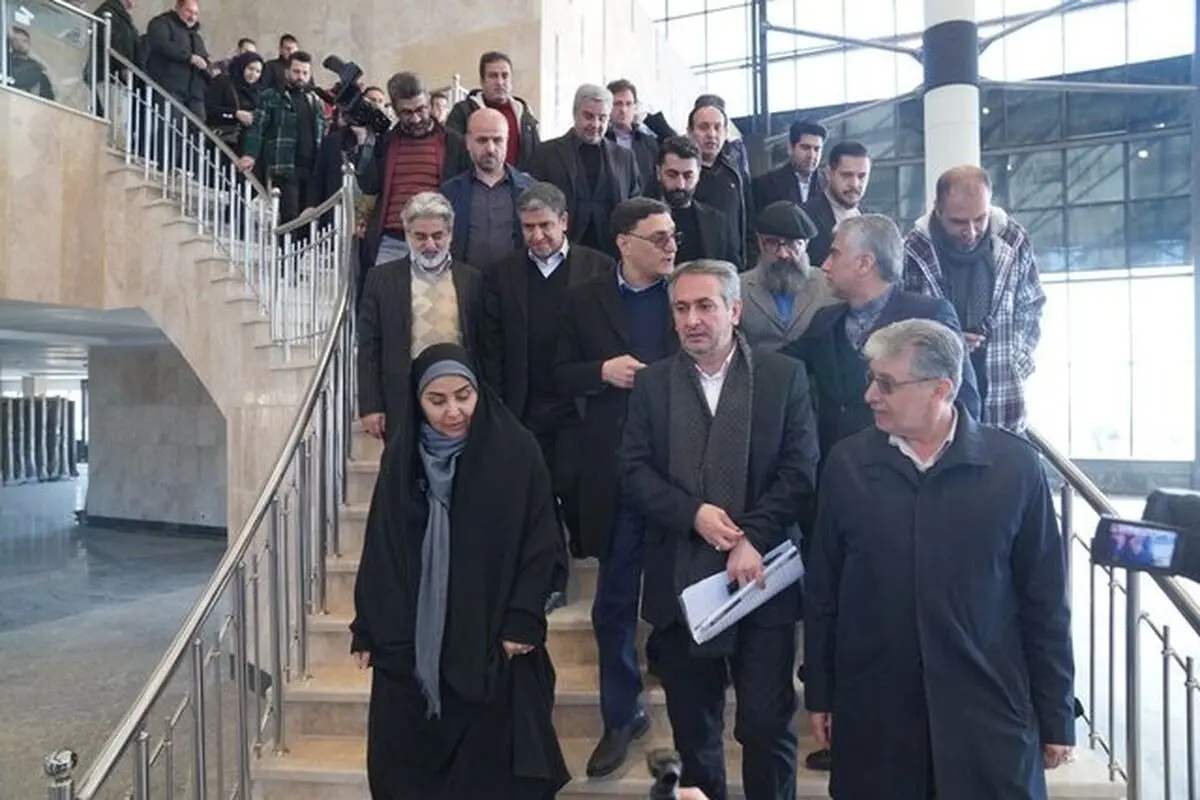 بازدی وزیر راه از ایستگاه مرکزی راه آهن اردبیل 

