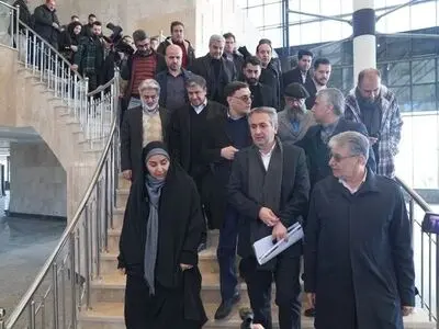 بازدی وزیر راه از ایستگاه مرکزی راه آهن اردبیل 

