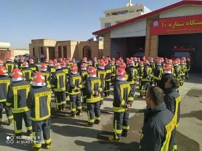 یازدهمین ایستگاه امداد و نجات آتش نشانی کرمانشاه افتتاح شد