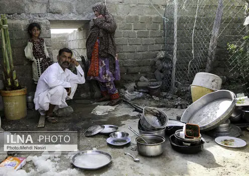 روستای پزم تیاب سیستان و بلوچستان بعد از سیل