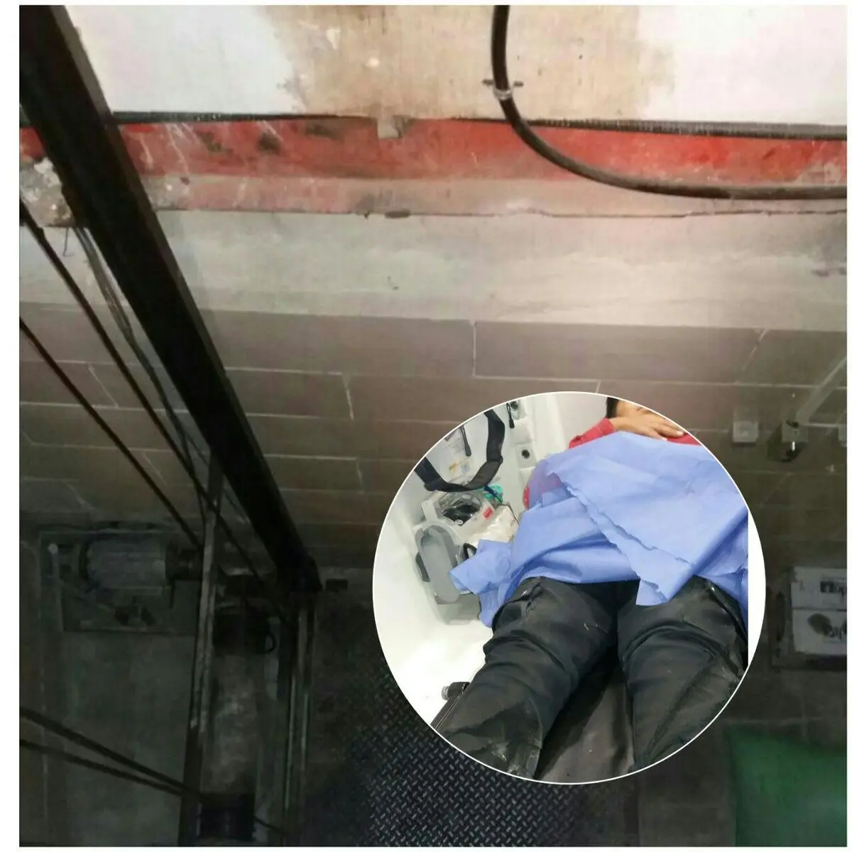 مرگ مغازه دار به دلیل گیر افتاده در بالابر 