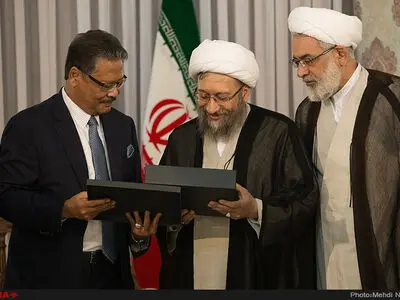 دیدار رئیس قوه قضائیه  با داتوسری افندی بن‌علی حاجی، دادستان کل کشور مالزی