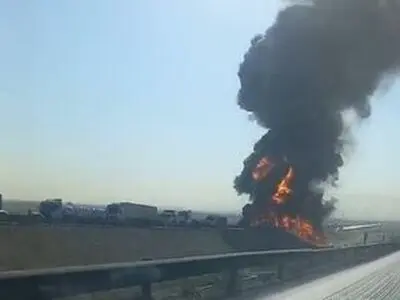مرگ یک کارگر راننده بر اثر انفجار تانکر سوخت/ پنج نفر زخمی شدند
