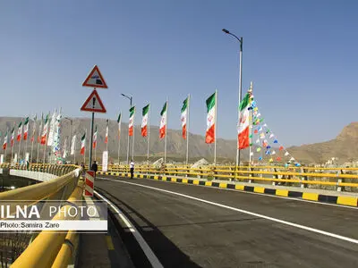 افتتاح تقاطع غیر همسطح ورودی شهر صدرای شیراز