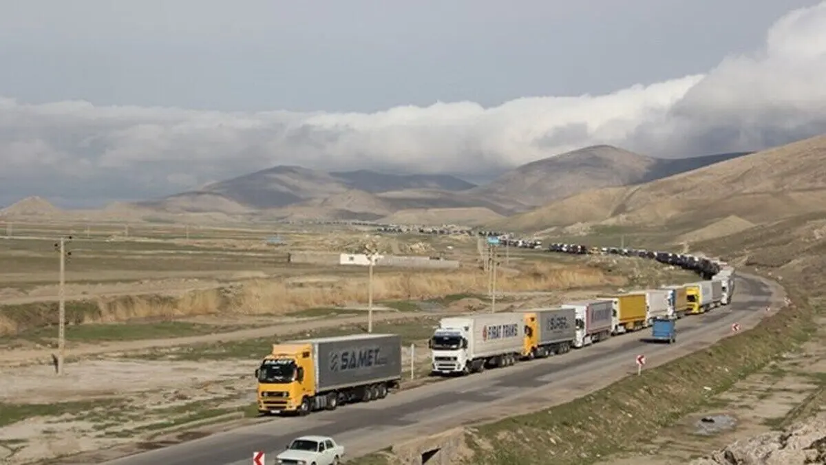 تردد روزانه ۱۸۰ الی ۲۵۰ دستگاه کامیون در مرز اینچه برون