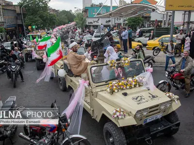  برگزاری جشن ازدواج ۱۰۰۰زوج جان فدا در تهران 
