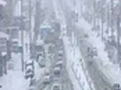 بارش برف سنگین شهرستان طالقان را سفید پوش کرد
